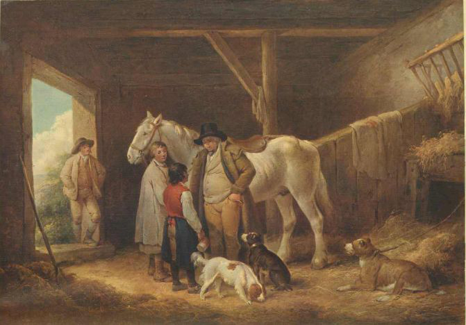 George Morland The Reckoning